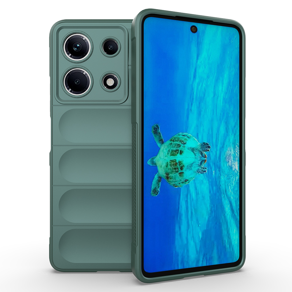 Infinix Note 30 4G Uyumlu Kılıf Esnek TPU Oyuklu Arka Yüzey Tasarımlı Zore Etnik Silikon Kapak