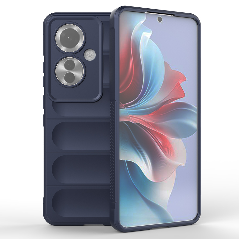 Oppo Reno 11F 5G Uyumlu Kılıf Esnek TPU Oyuklu Arka Yüzey Tasarımlı Zore Etnik Silikon Kapak