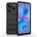 Infinix Hot 40 Pro Uyumlu Kılıf Esnek TPU Oyuklu Arka Yüzey Tasarımlı Zore Etnik Silikon Kapak