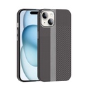 Apple iPhone 14 Uyumlu Kılıf M-safe Şarj Özellikli Karbon Fiber Görünümlü Zore Gros Kapak