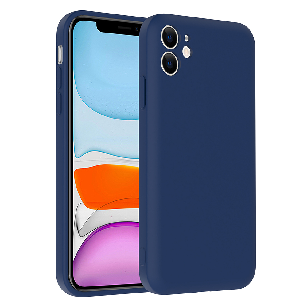 Apple iPhone 11 Uyumlu Kılıf Kamera Korumalı Kartlık Hazneli Zore Vitra Kapak
