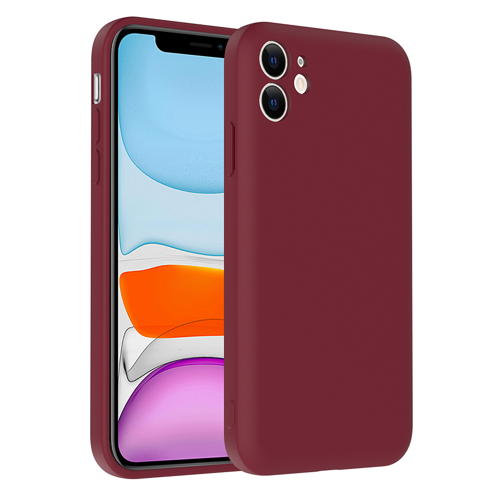 Apple iPhone 11 Uyumlu Kılıf Kamera Korumalı Kartlık Hazneli Zore Vitra Kapak