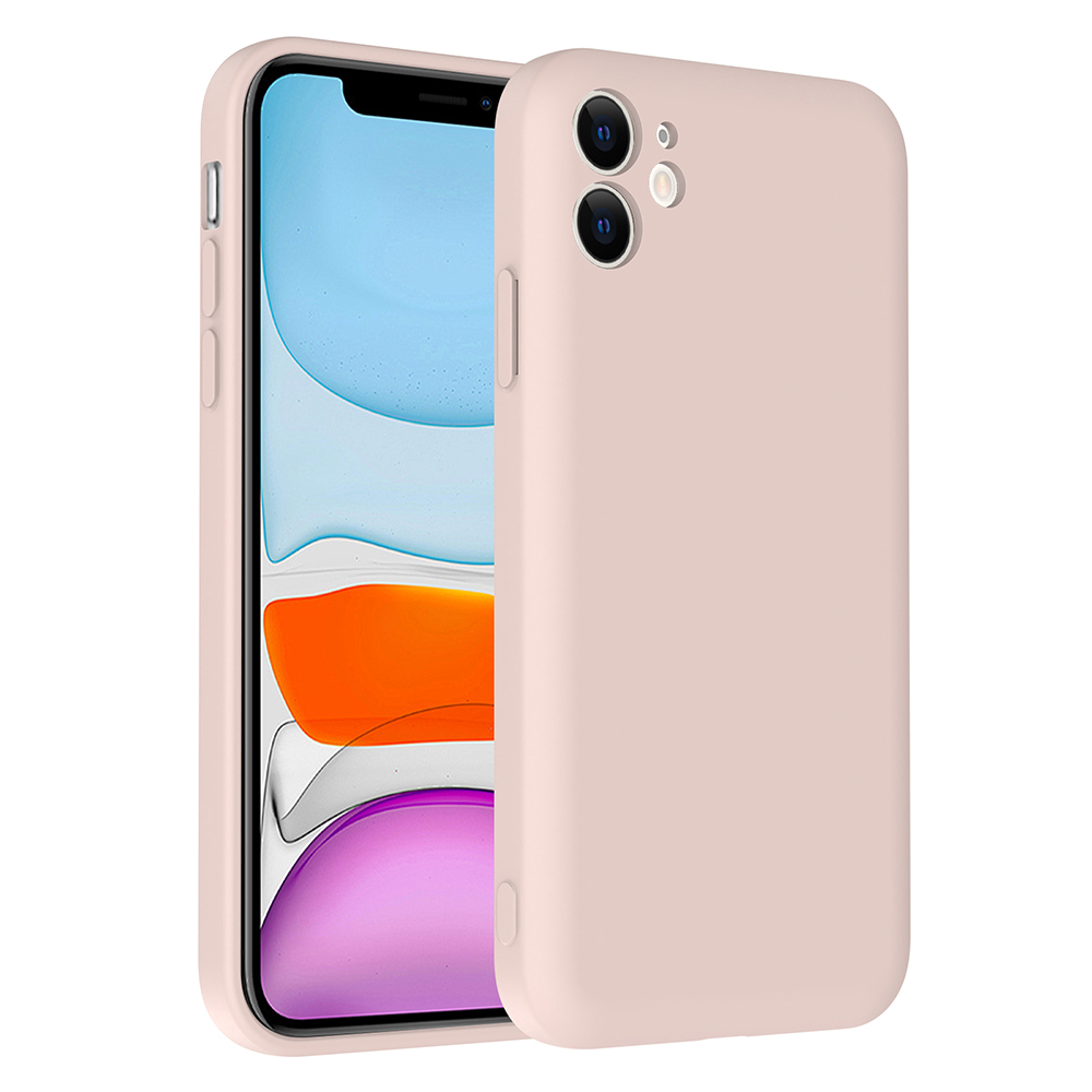 Apple iPhone 11 Uyumlu Kılıf Kamera Korumalı Kartlık Hazneli Zore Vitra Kapak