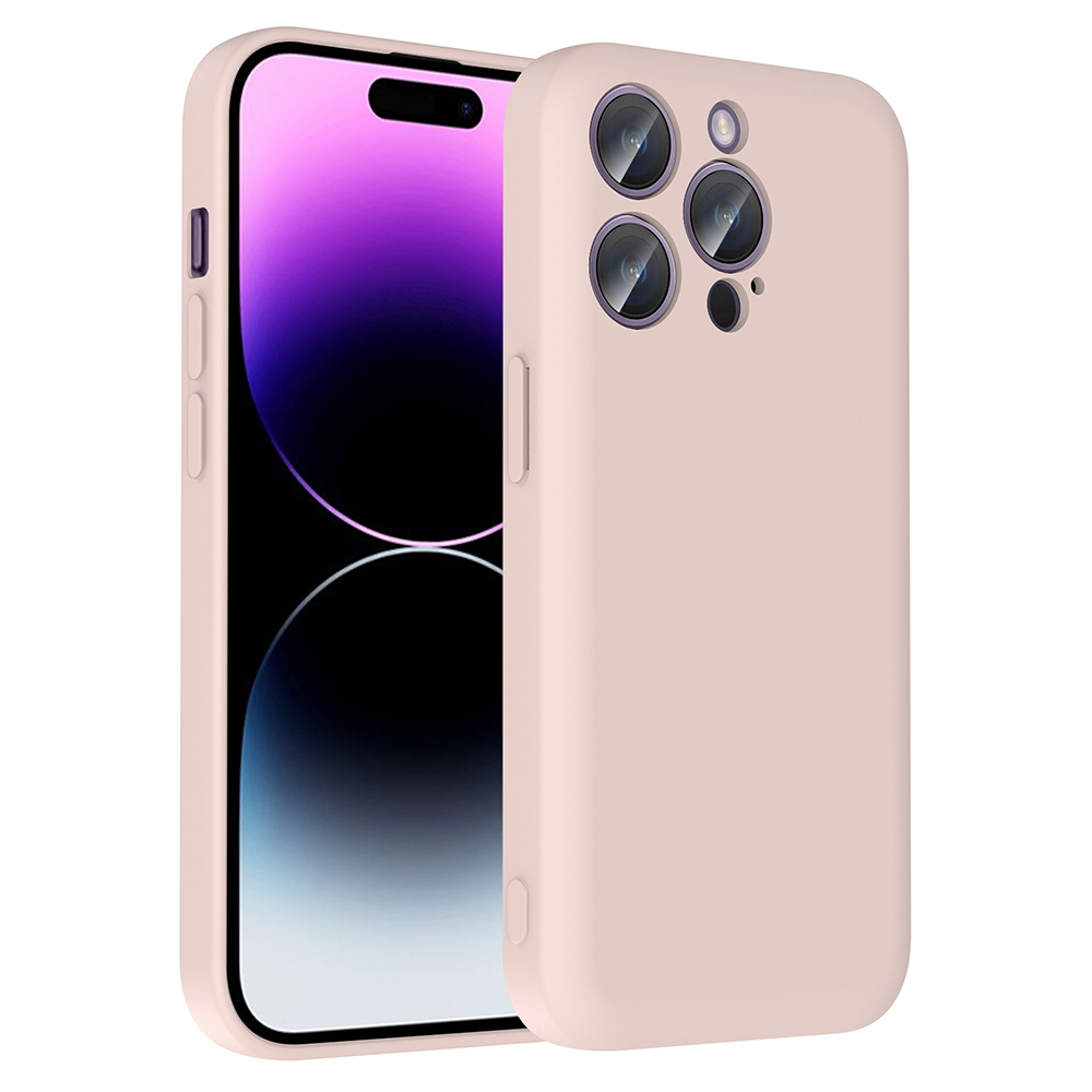 Apple iPhone 14 Pro Uyumlu Kılıf Kamera Korumalı Kartlık Hazneli Zore Vitra Kapak