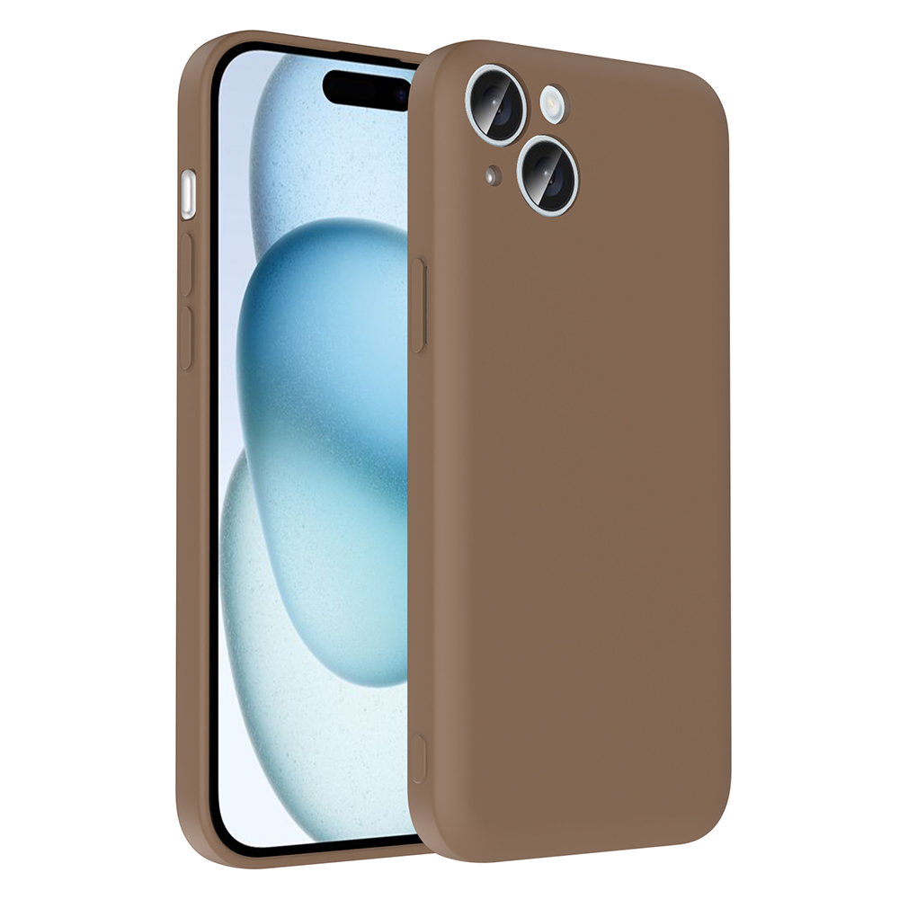 Apple iPhone 15 Plus Uyumlu Kılıf Kamera Korumalı Kartlık Hazneli Zore Vitra Kapak