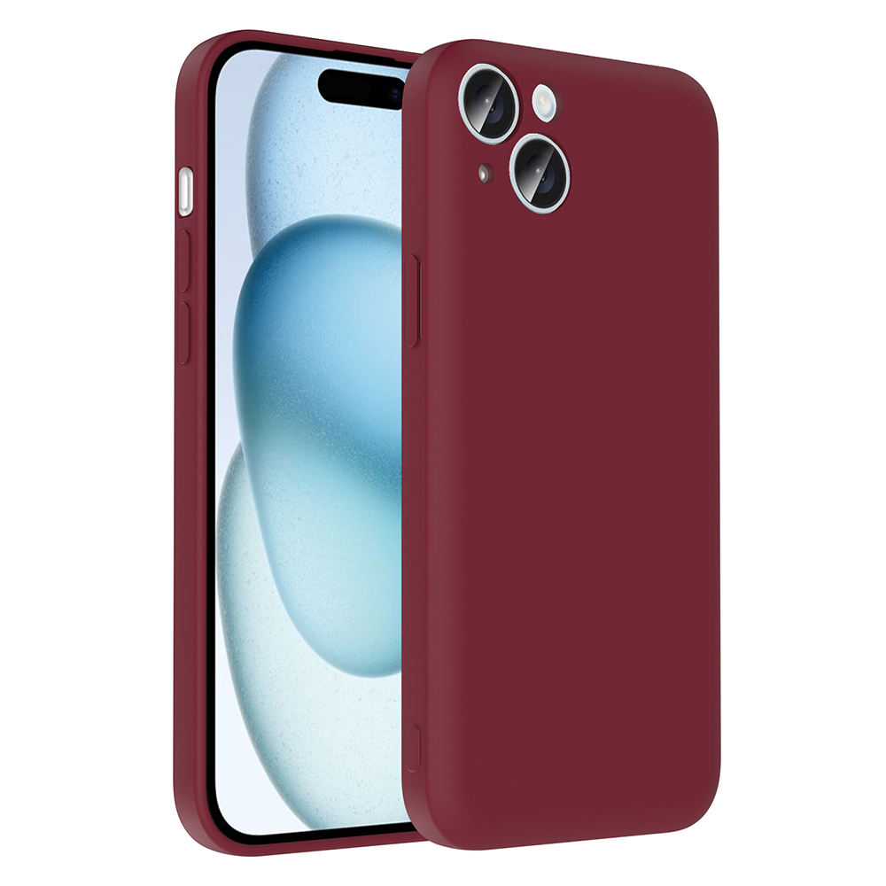 Apple iPhone 15 Plus Uyumlu Kılıf Kamera Korumalı Kartlık Hazneli Zore Vitra Kapak