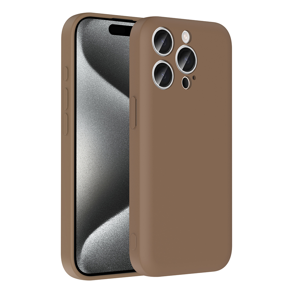 Apple iPhone 15 Pro Uyumlu Kılıf Kamera Korumalı Kartlık Hazneli Zore Vitra Kapak