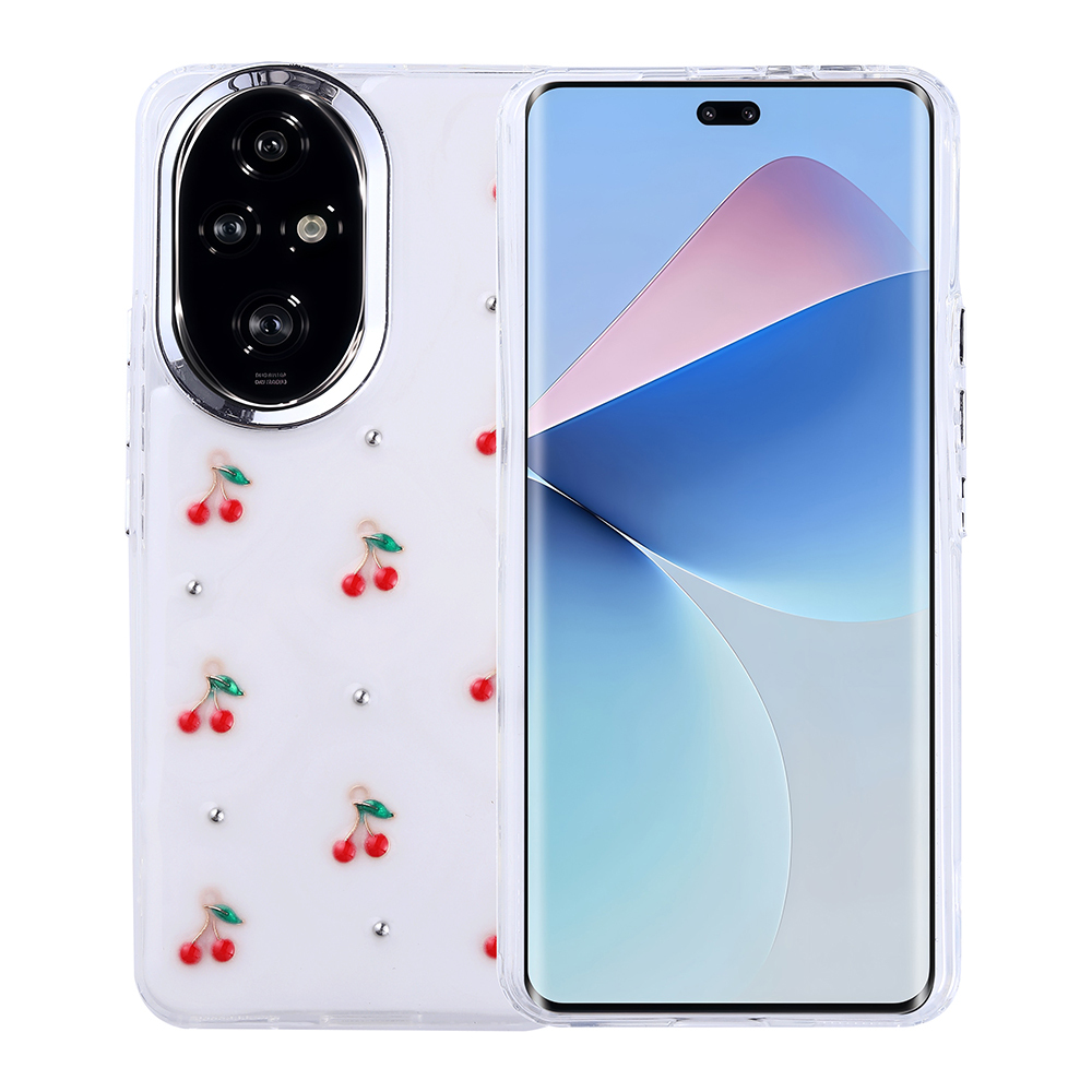 Honor 200 Uyumlu Kılıf Airbag Tasarımlı Simli Şeffaf Zore Kutup Kapak