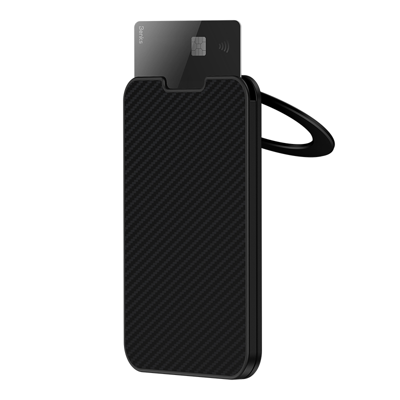 Benks ArmorGo 600D Aramid Fiber Magnetik Standlı Kartlık