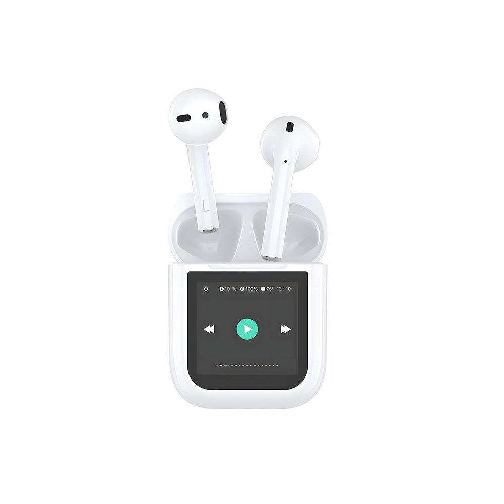 [RNZ-TA117525] Wiwu Airbuds T24 Dokunmatik LCD Ekranlı TWS Bluetooth Kulaklık v5.4