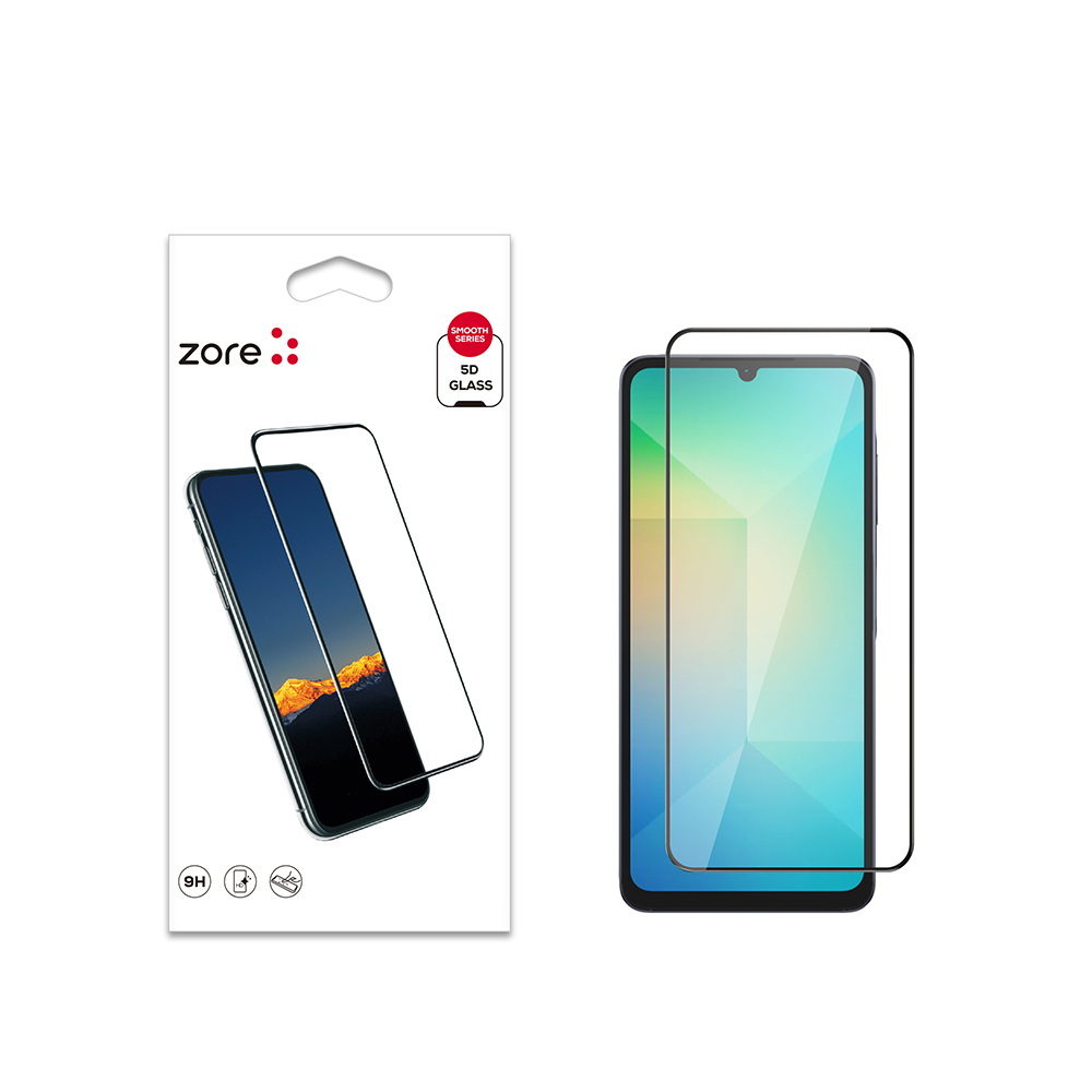 Samsung Galaxy A56 Uyumlu Zore Kenarları Kırılmaya Dayanıklı Cam Ekran Koruyucu