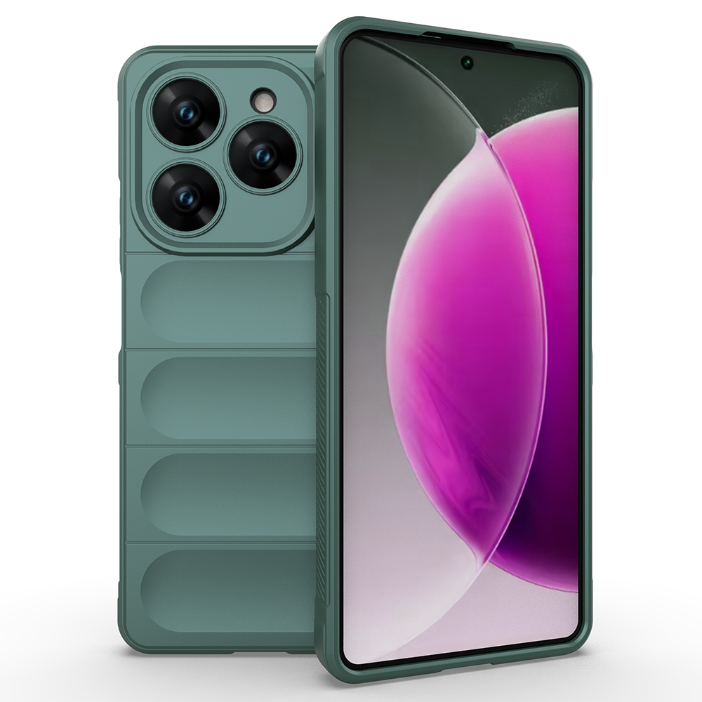 Tecno Spark 20 Pro 4G Uyumlu Kılıf Esnek TPU Oyuklu Arka Yüzey Tasarımlı Zore Etnik Silikon Kapak