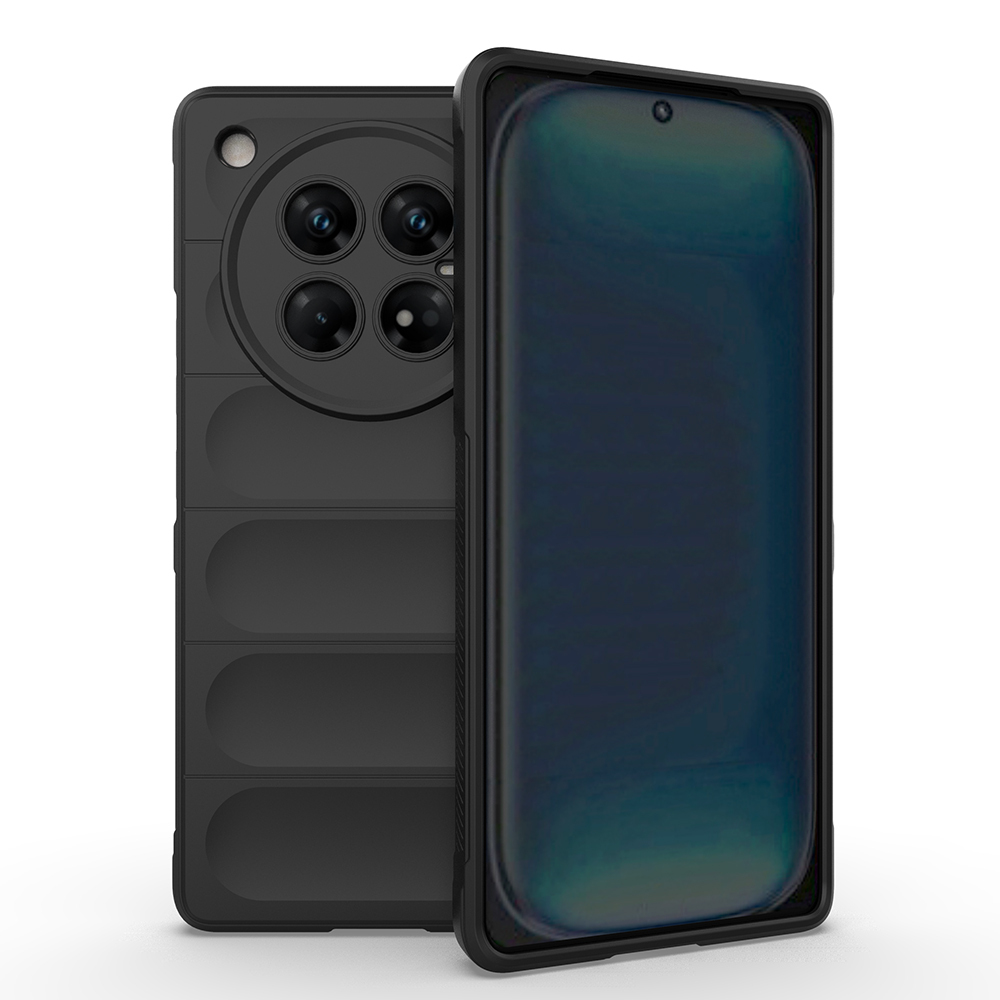[RNZ-TA119700] Infinix Zero 40 5G Uyumlu Kılıf Esnek TPU Oyuklu Arka Yüzey Tasarımlı Zore Etnik Silikon Kapak (Siyah)