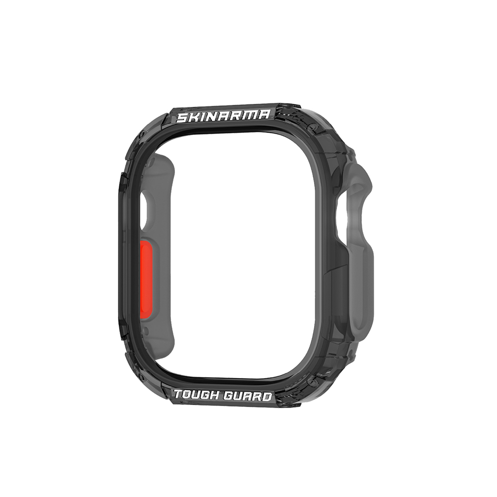 [RNZ-TA119629] Apple Watch Ultra 49mm Uyumlu Skinarma Atom TPU Kasa Koruyucu (Siyah)