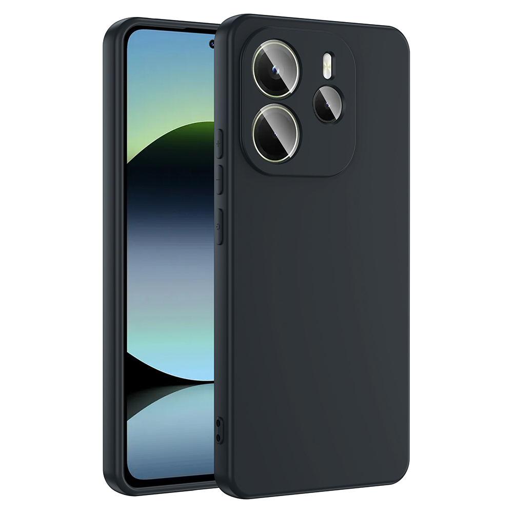 [RNZ-TA119669] Xiaomi Redmi Note 14 4G Uyumlu Kılıf Zore Mara Lansman Kapak (Siyah)