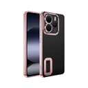 Xiaomi Redmi Note 14 5G Uyumlu Kılıf Kamera Korumalı Logo Gösteren Zore Omega Kapak