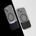 Apple iPhone 15 Uyumlu Kılıf M-Safe Şarj Özellikli Mıknatıslı Zore Duble Kapak