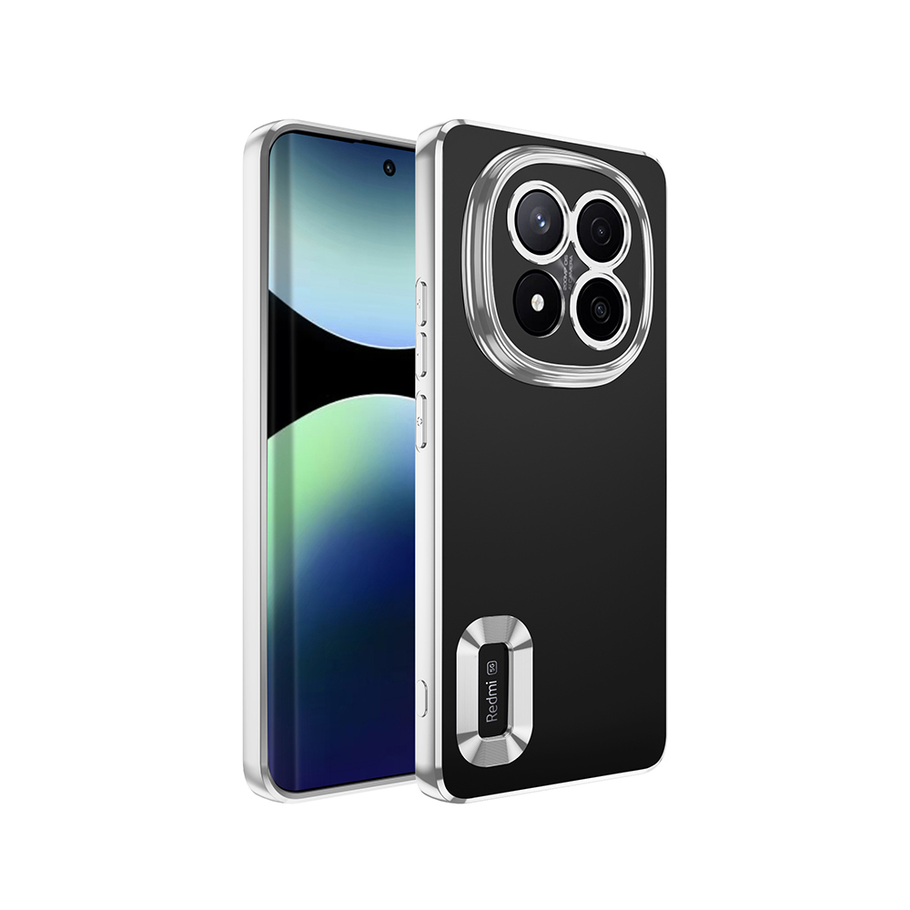 Xiaomi Redmi Note 14 Pro Plus Uyumlu Kılıf Kamera Korumalı Logo Gösteren Zore Omega Kapak