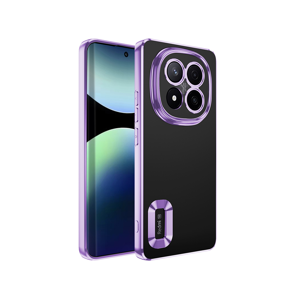 Xiaomi Redmi Note 14 Pro Plus Uyumlu Kılıf Kamera Korumalı Logo Gösteren Zore Omega Kapak