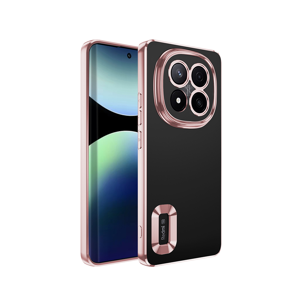 Xiaomi Redmi Note 14 Pro Plus Uyumlu Kılıf Kamera Korumalı Logo Gösteren Zore Omega Kapak