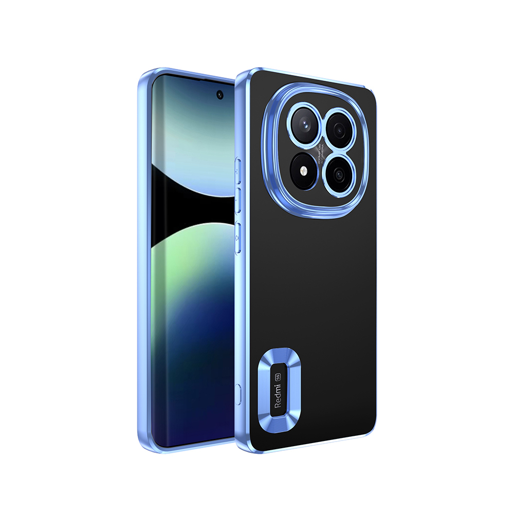 Xiaomi Redmi Note 14 Pro Plus Uyumlu Kılıf Kamera Korumalı Logo Gösteren Zore Omega Kapak