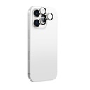 Apple iPhone 16 Pro Max Uyumlu Amazingthing Anti Reflective Kamera Lens Koruyucu + Kolay Uygulama Aparatlı