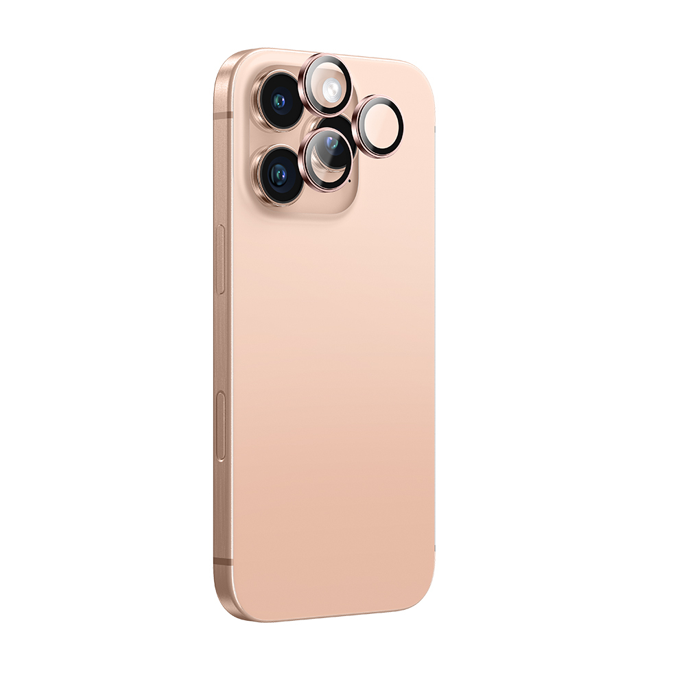 Apple iPhone 16 Pro Max Uyumlu Amazingthing Anti Reflective Kamera Lens Koruyucu + Kolay Uygulama Aparatlı