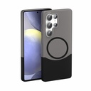 Samsung Galaxy S24 Ultra Uyumlu Kılıf M-Safe Şarj Özellikli Mıknatıslı Zore Duble Kapak