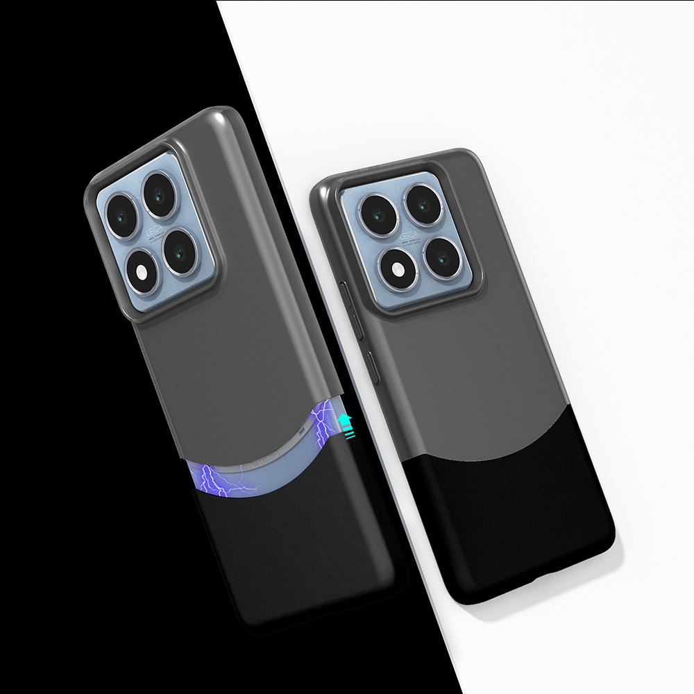 [RNZ-TA119789] Xiaomi 14T Pro Uyumlu Kılıf Mıknatıslı Zore Duble Kapak (Siyah)