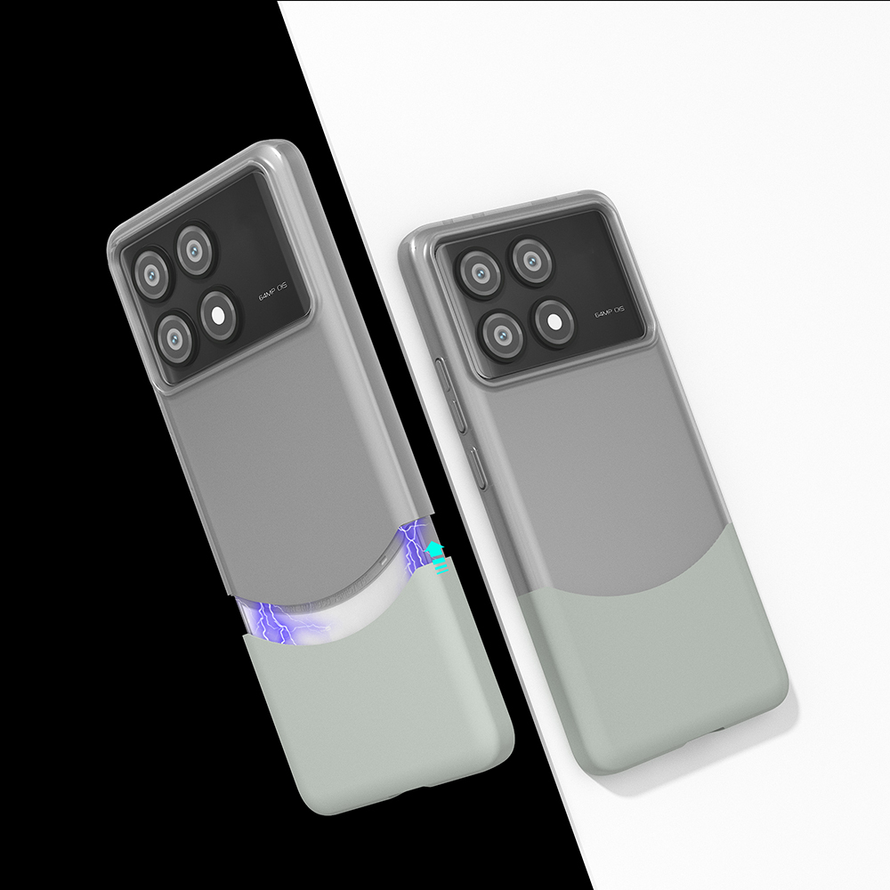 Xiaomi Poco X6 Pro Uyumlu Kılıf Mıknatıslı Zore Duble Kapak
