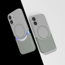 Apple iPhone 16 Uyumlu Kılıf M-Safe Şarj Özellikli Mıknatıslı Zore Duble Kapak