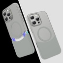 Apple iPhone 16 Pro Uyumlu Kılıf M-Safe Şarj Özellikli Mıknatıslı Zore Duble Kapak