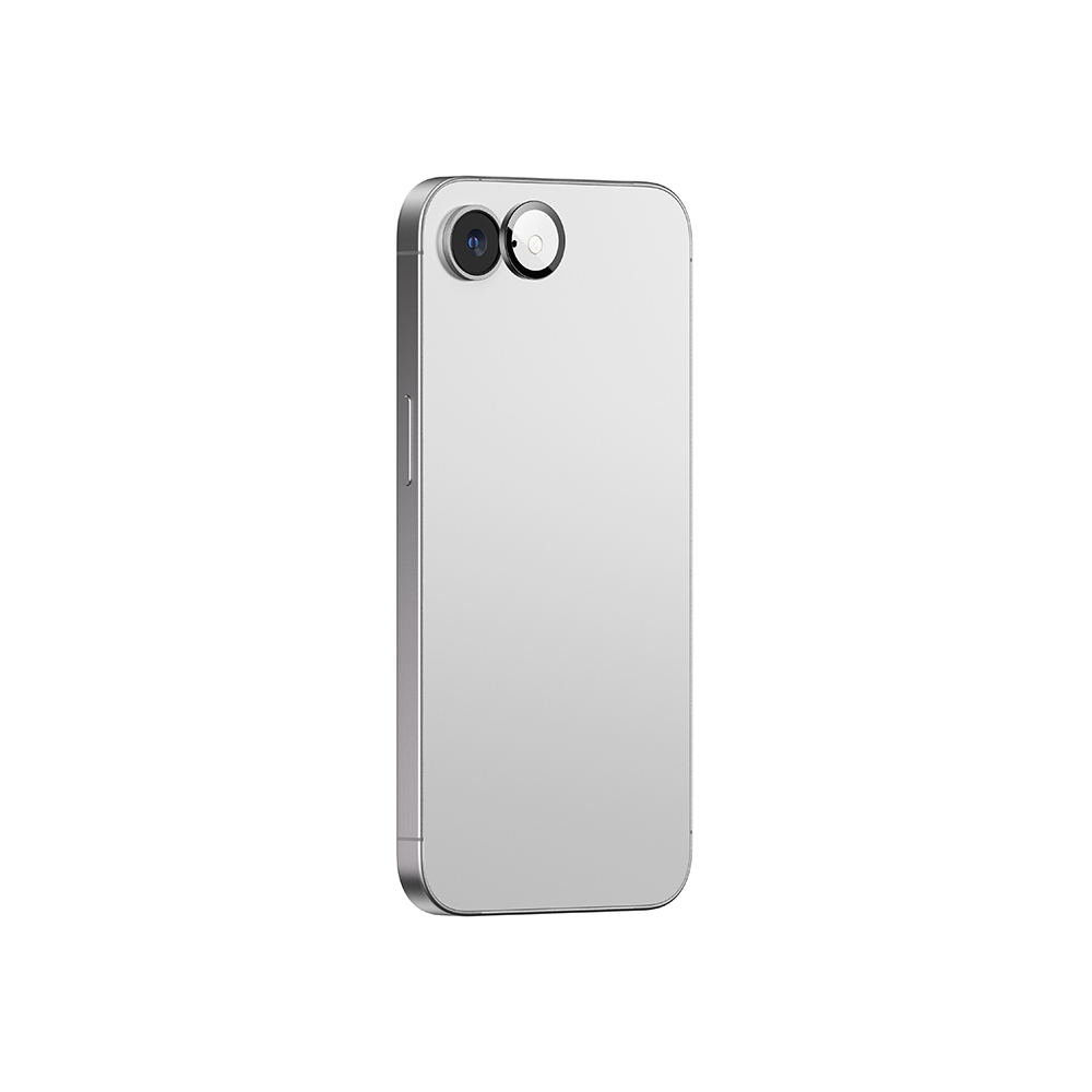 [RNZ-TA119889] Apple iPhone 16E Uyumlu Amazingthing Anti Reflective Kamera Lens Koruyucu + Kolay Uygulama Aparatlı (Siyah)