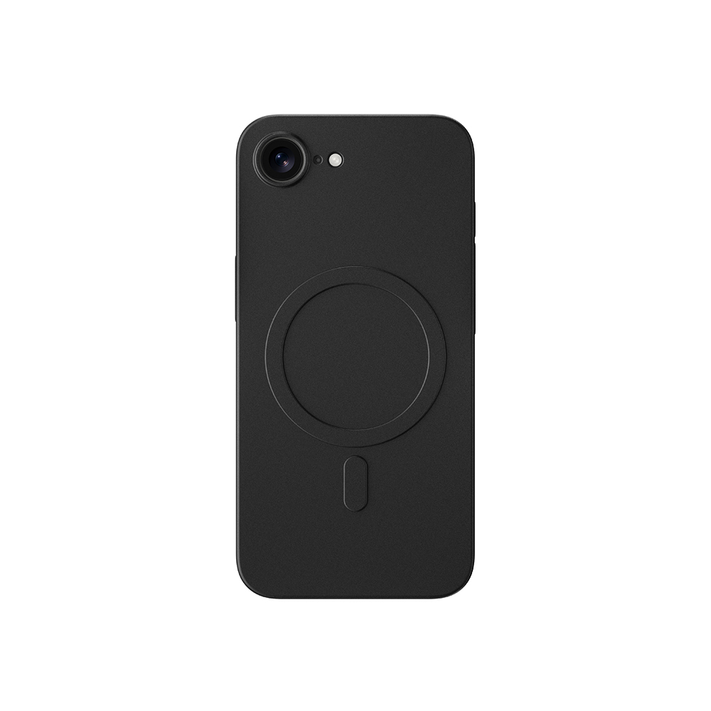 [RNZ-TA119897] Apple iPhone 16E Uyumlu Kılıf M-safe Şarj Özellikli Amazingthing Minimal Air Serisi Kapak (Siyah)