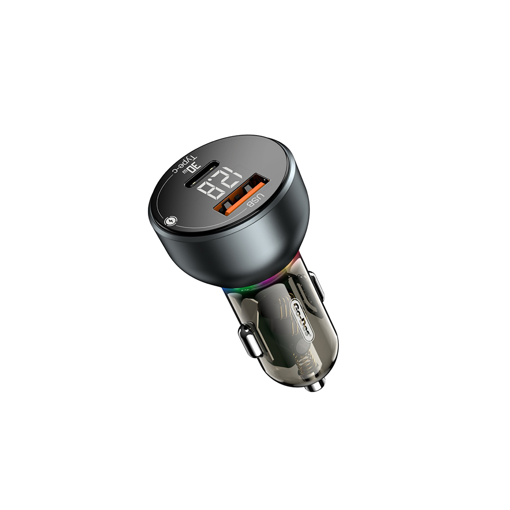 [RNZ-TA117864] Go Des GD-QC2069 48W Hızlı Şarj Özellikli Dijital Göstergeli Araç Şarj Başlığı