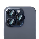 Apple iPhone 15 Pro Uyumlu CaseWorld Alloy Serisi Oleofobik Anti Reflective Kamera Lens Koruyucu