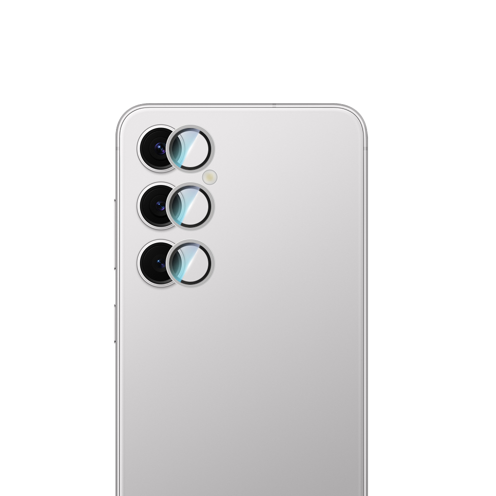 Samsung Galaxy S24 Uyumlu CaseWorld Alloy Serisi Oleofobik Anti Reflective Kamera Lens Koruyucu