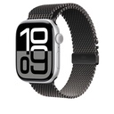 Apple Watch 10 46mm Uyumlu Zore KRD-100 Titanyum Hasır Kordon