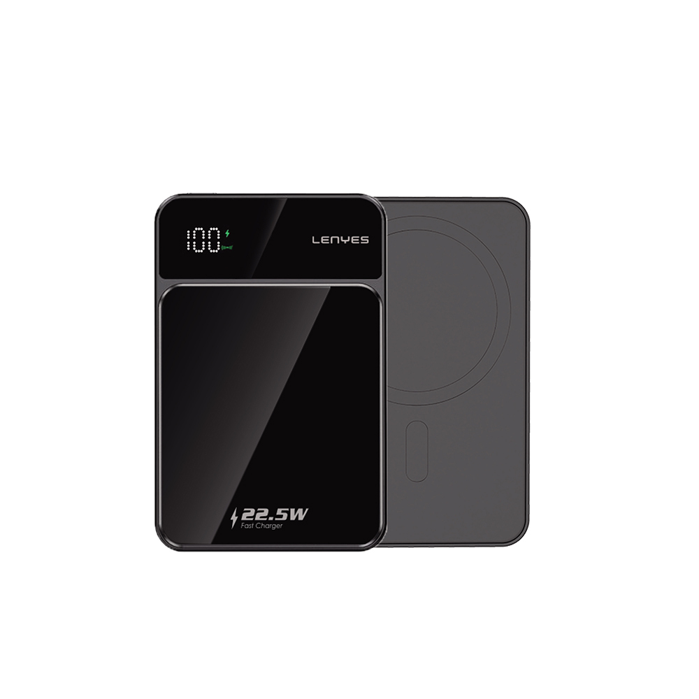 [RNZ-TA117515] Lenyes PW126D Dijital LED Ekranlı Kablosuz Şarj Özellikli Powerbank 22.5W 10.000mAh