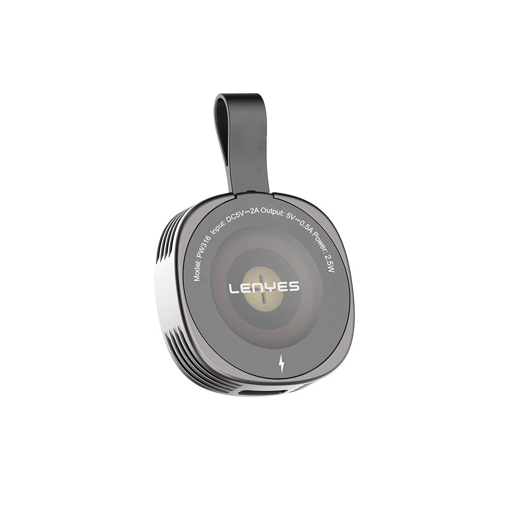 [RNZ-TA117516] Lenyes PW316 Akıllı Saat Mini Wireless Magnetik Şarj Aleti 2.5W