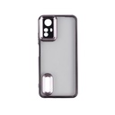 Xiaomi Redmi Note 12S Uyumlu Kılıf Kamera Korumalı Logo Gösteren Zore Omega Kapak