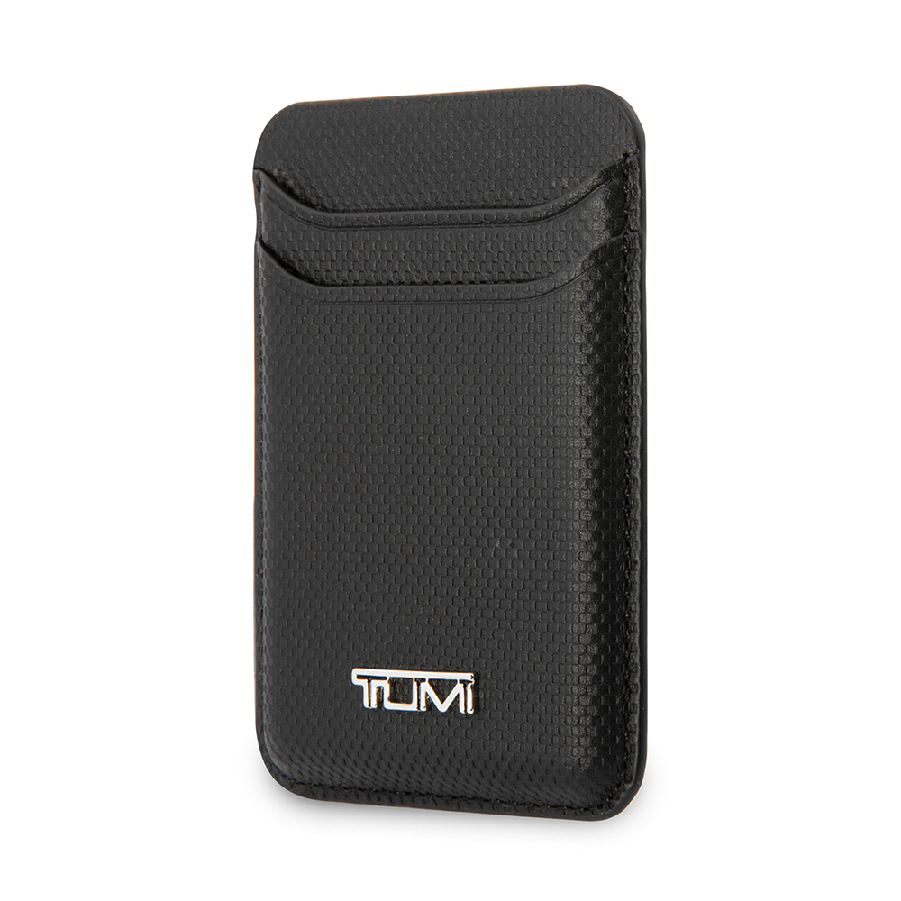 Tumi Orjinal Lisanslı 2 Hazneli Metal Logolu Deri Magnetik Kartlık
