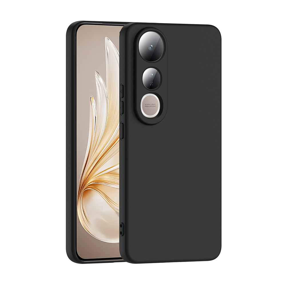 [RNZ-TA120396] Vivo V50 Lite 4G Uyumlu Kılıf Zore Mara Lansman Kapak (Siyah)