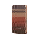 Pitaka Tactile Woven Qi2 Şarj Teknolojili Aramid Fiber M-Safe Powerbank 15W 5000mAh