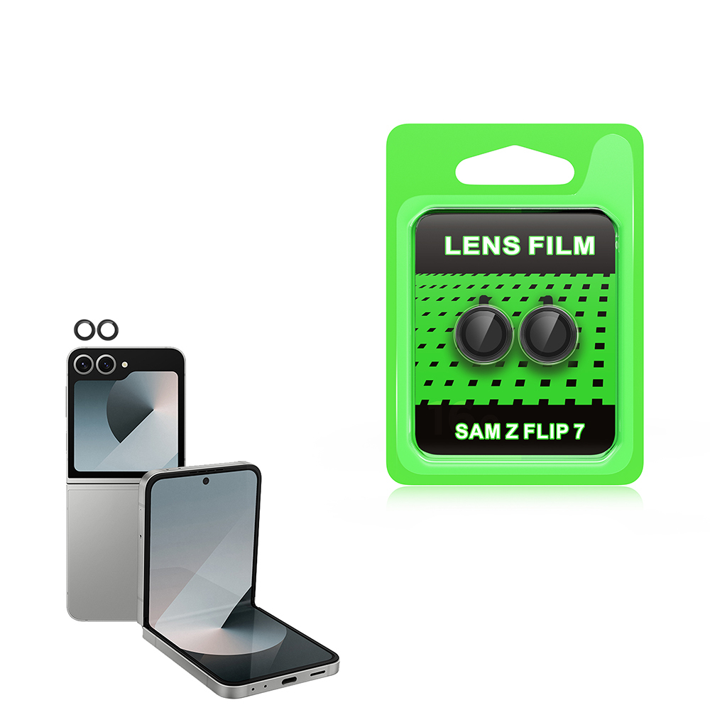[RNZ-TA121501] Samsung Galaxy Z Flip 7 Uyumlu Zore CL-07 Kamera Lens Koruyucu