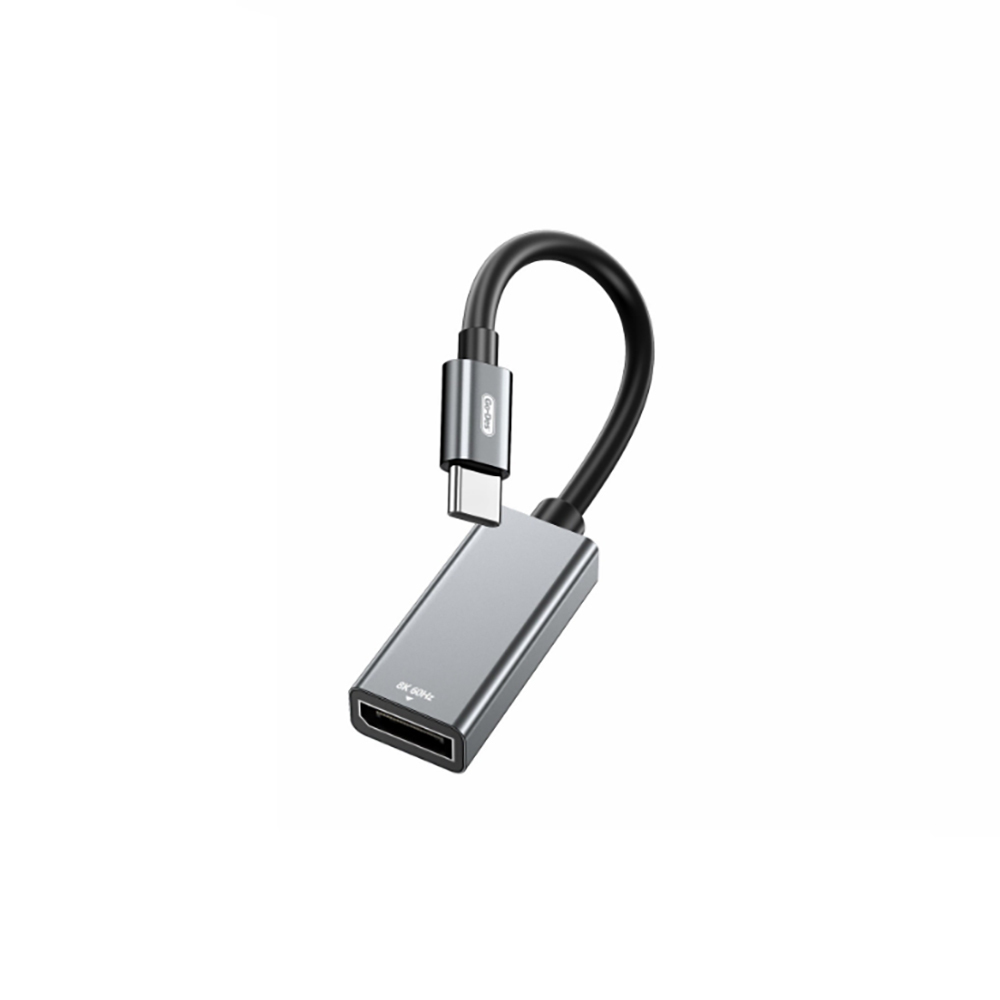 [RNZ-TA120637] Go Des GD-8378 8K 60 Hz Görüntü Kalitesi Type-C to Display Port Dönüştürücü