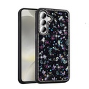 Samsung Galaxy A55 Uyumlu Kılıf Taşlı ve Simli Tasarım Zore Azra Kapak