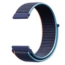 ​​Samsung Gear S2 (20mm) Uyumlu Kordon Hasır Örgü Cırt Cırtlı Terletmeyen Zore KRD-03 Kumaş Kayış