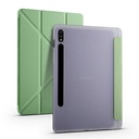 Samsung Galaxy Tab S7 T870 Uyumlu Kılıf Zore Tri Folding Kalem Bölmeli Standlı Kılıf