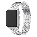 Apple Watch 44mm Uyumlu Kordon Metal Bal Peteği Şık Tasarım KRD-30 Kayış